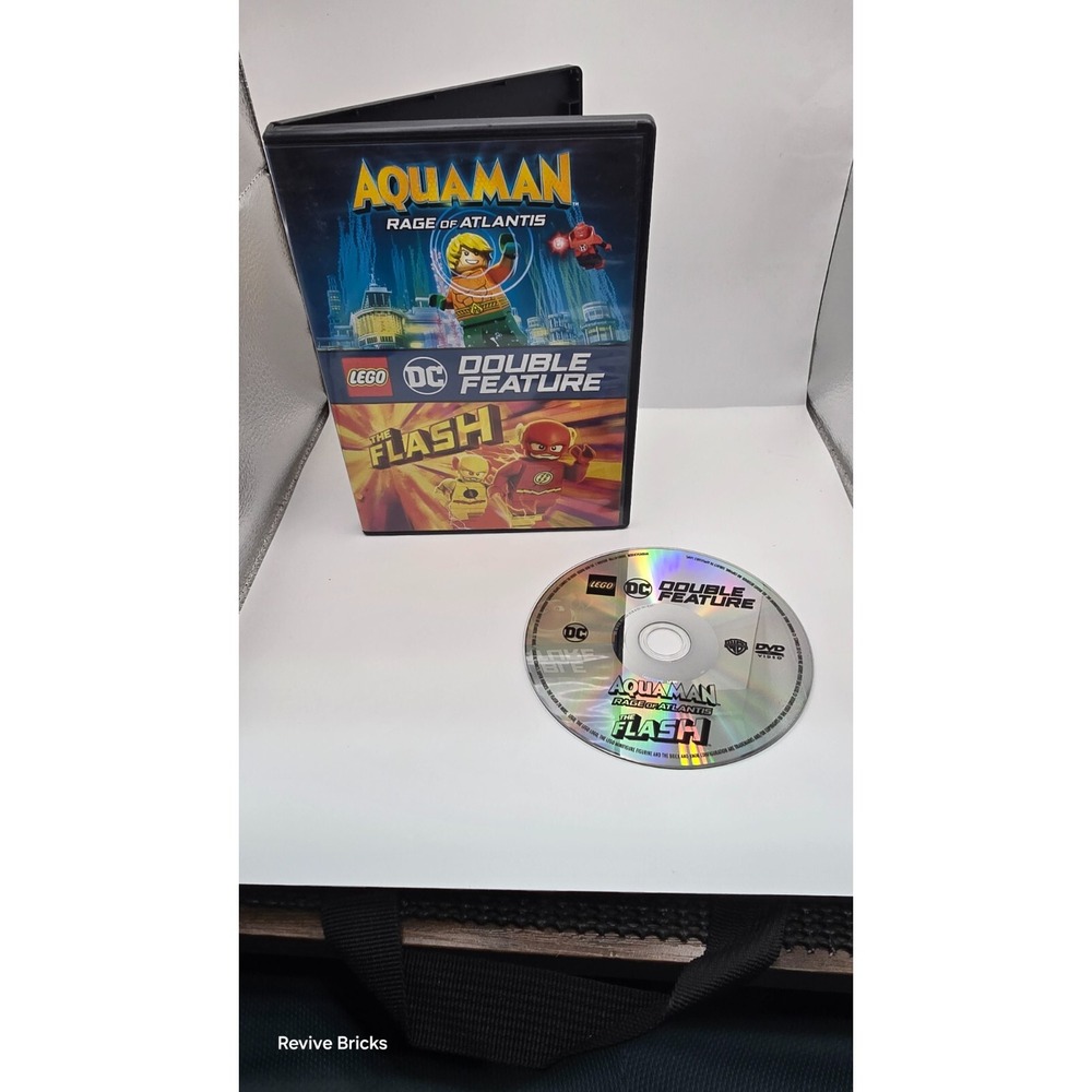 DC Comics Super Heroes Double DVD: LEGO Aquaman Rage of Atlantis & The Flash